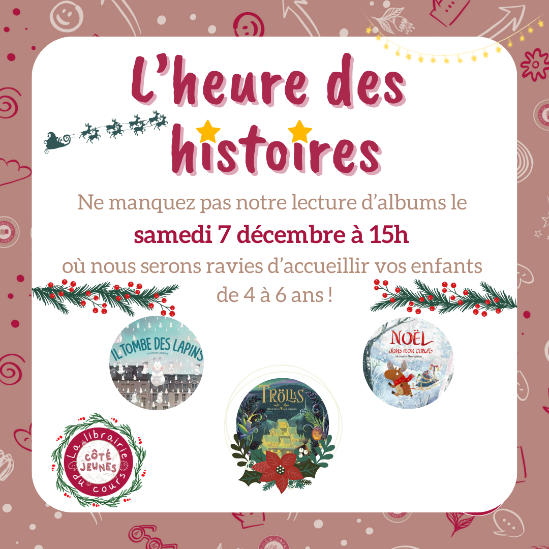 Lectures d'albums de Noël pour les 4-6 ans